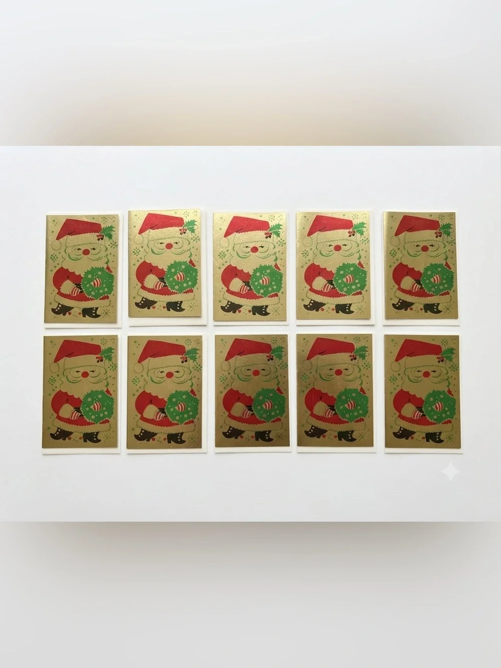 Vintage 1960s Carrington Co. Christmas Cards - Complete Set of 10